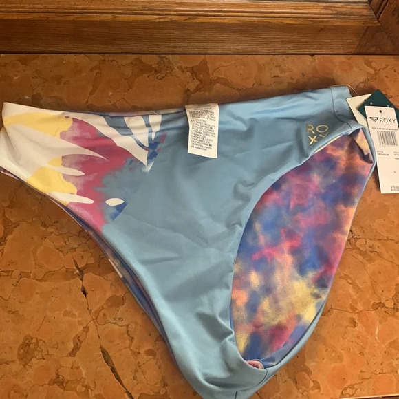 Roxy pop Surf mid waist bikini bottoms NWT L - Picture 11 of 12